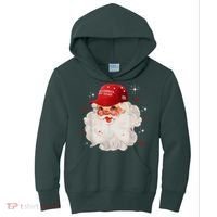 Make America Great Again Pro Trump Santa Christmas Kids Hoodie thumb 0