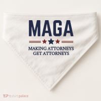 Making Attorneys Get Attorneys Maga USA-Made Doggie Bandana thumb 0