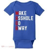 Make Asshole Go Away Baby Bodysuit thumb 0