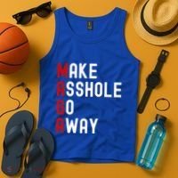 Make Asshole Go Away Tank Top thumb 4