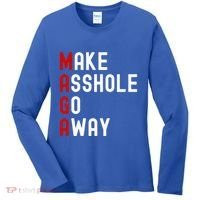 Make Asshole Go Away Women's Long Sleeve Shirt thumb 0