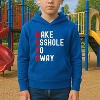 Make Asshole Go Away Kids Hoodie thumb 2