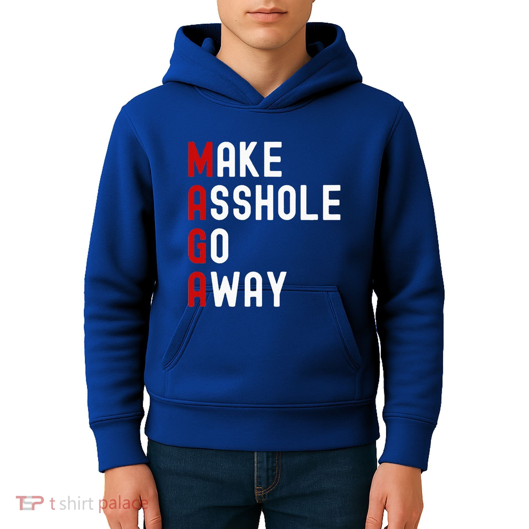 Make Asshole Go Away Kids Hoodie