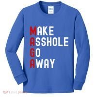 Make Asshole Go Away Kids Long Sleeve Shirt thumb 0