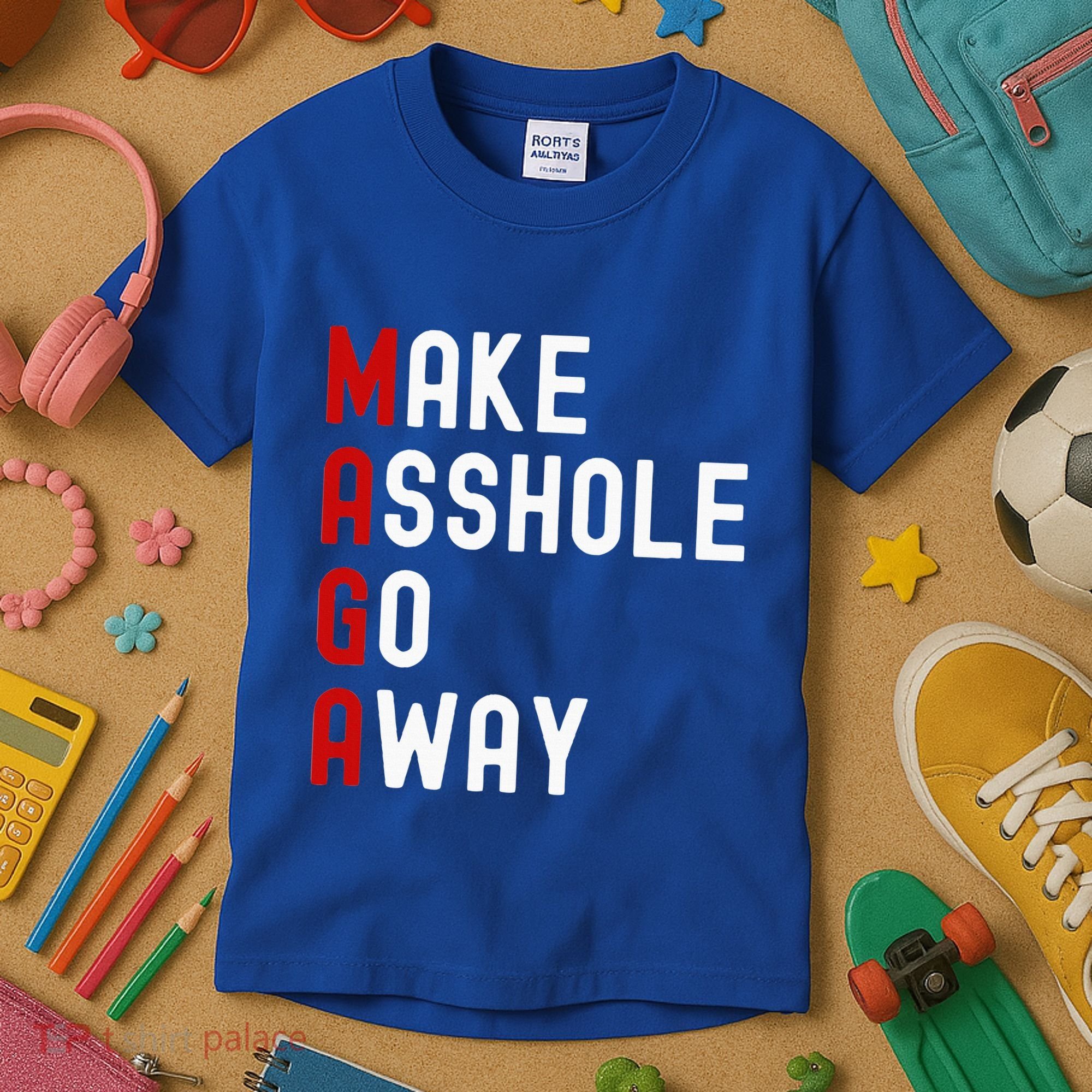Make Asshole Go Away Kids T-Shirt