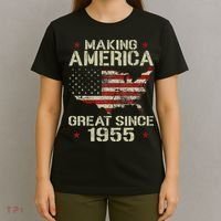 Making America Great Since 1955 Vintage Gifts 65th Birthday T-Shirt thumb 4