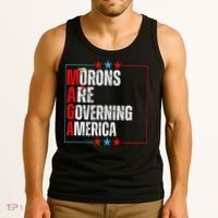 Morons Are Governing America Anti Trump Political Tank Top thumb 3