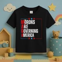 Morons Are Governing America Anti Trump Political Toddler T-Shirt thumb 3