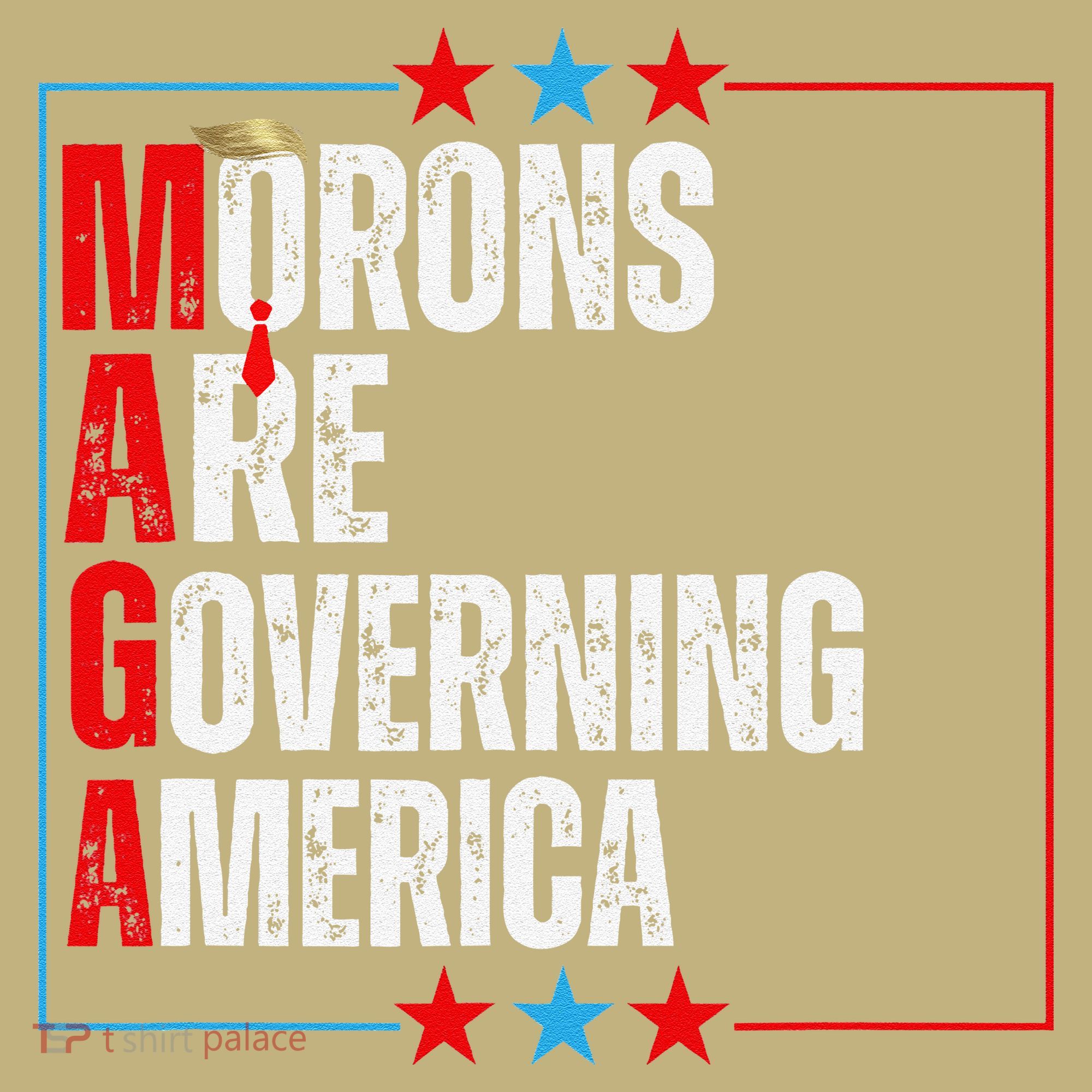 Morons Are Governing America Anti Trump Political Hoodie
