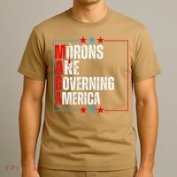 Morons Are Governing America Anti Trump Political T-Shirt thumb 3