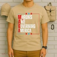 Morons Are Governing America Anti Trump Political T-Shirt thumb 6