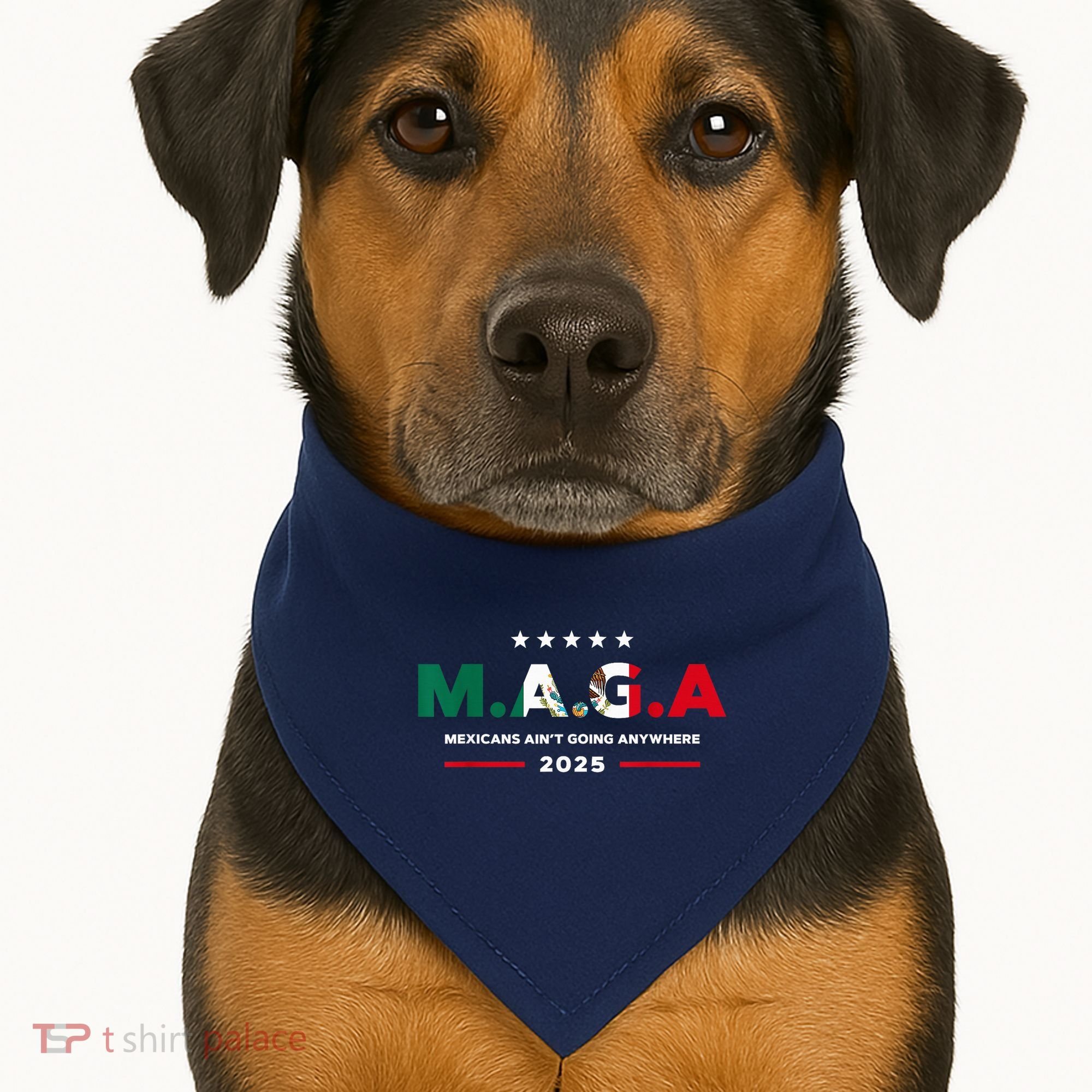 Mexicans AinT Going Anywhere USA-Made Doggie Bandana