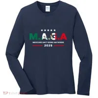Mexicans AinT Going Anywhere Women's Long Sleeve Shirt thumb 0