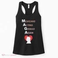 Mexicans Acting Gringo Again Maga Love Trump Women's Tank Top thumb 0