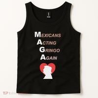Mexicans Acting Gringo Again Maga Love Trump Tank Top thumb 2