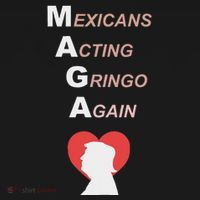 Mexicans Acting Gringo Again Maga Love Trump Women's T-Shirt thumb 6