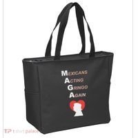 Mexicans Acting Gringo Again Maga Love Trump Tote Bag thumb 2