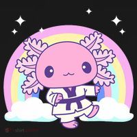 Martial Arts Girl Axolotl - Kawaii Karate, Jujutsu, Judo T-Shirt thumb 7