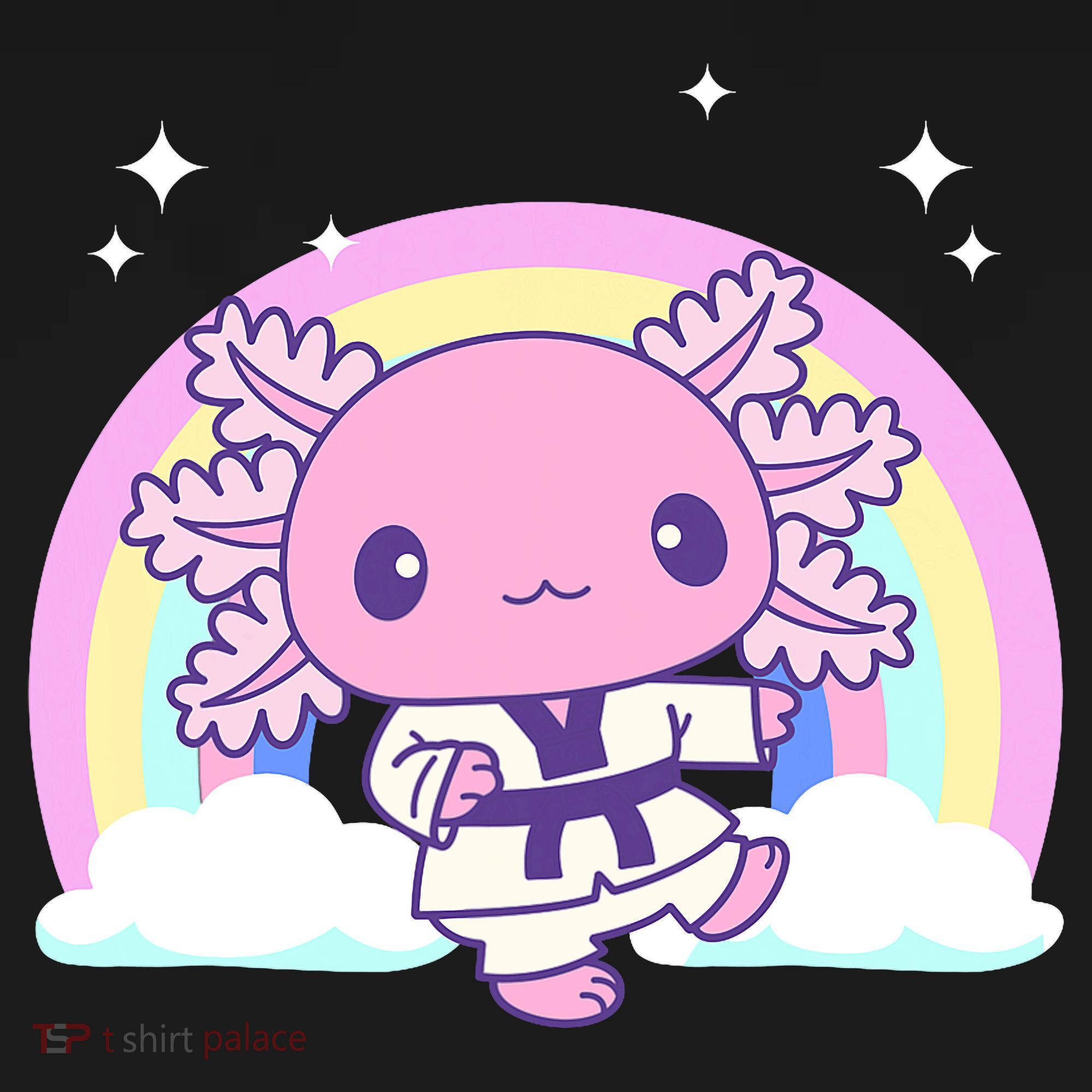 Martial Arts Girl Axolotl - Kawaii Karate, Jujutsu, Judo Women's Hoodie