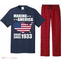 Making America Great Since 1933 Birthday Pajama Set thumb 0