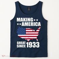 Making America Great Since 1933 Birthday Tank Top thumb 2
