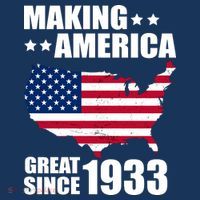 Making America Great Since 1933 Birthday Women's T-Shirt thumb 6