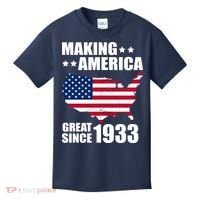 Making America Great Since 1933 Birthday Kids T-Shirt thumb 0