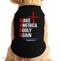 Make America Godly Again Psalm 33 12 Doggie Tank thumb 0