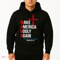 Make America Godly Again Psalm 33 12 Hoodie thumb 2
