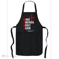Make America Godly Again Psalm 33 12 Apron thumb 0