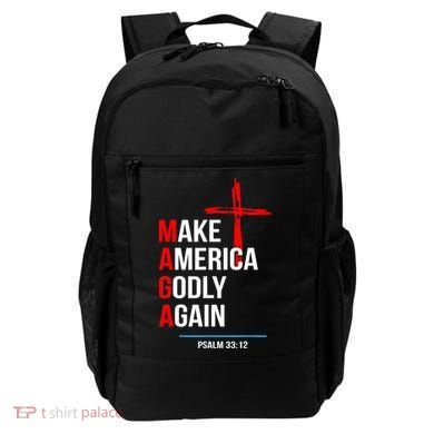 Make America Godly Again Psalm 33 12 Backpack