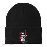 Make America Godly Again Psalm 33 12 Beanie thumb 0