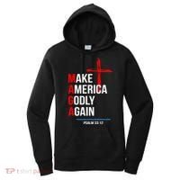Make America Godly Again Psalm 33 12 Women's Hoodie thumb 0