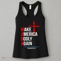 Make America Godly Again Psalm 33 12 Women's Tank Top thumb 3