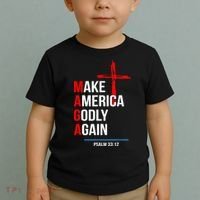 Make America Godly Again Psalm 33 12 Toddler T-Shirt thumb 2