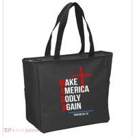 Make America Godly Again Psalm 33 12 Tote Bag thumb 2