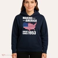 Making America Great Since 1953 Birthday Hoodie thumb 5