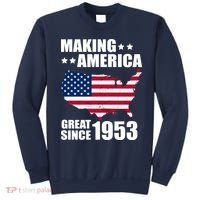 Making America Great Since 1953 Birthday Sweatshirt thumb 0