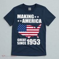 Making America Great Since 1953 Birthday T-Shirt thumb 5