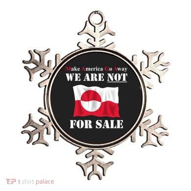 Make America Go Away Greenland Not For Ornament