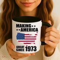 Making America Great Since 1973 Birthday Coffee Mug thumb 3