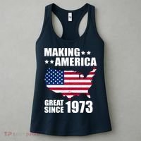 Making America Great Since 1973 Birthday Women's Tank Top thumb 3
