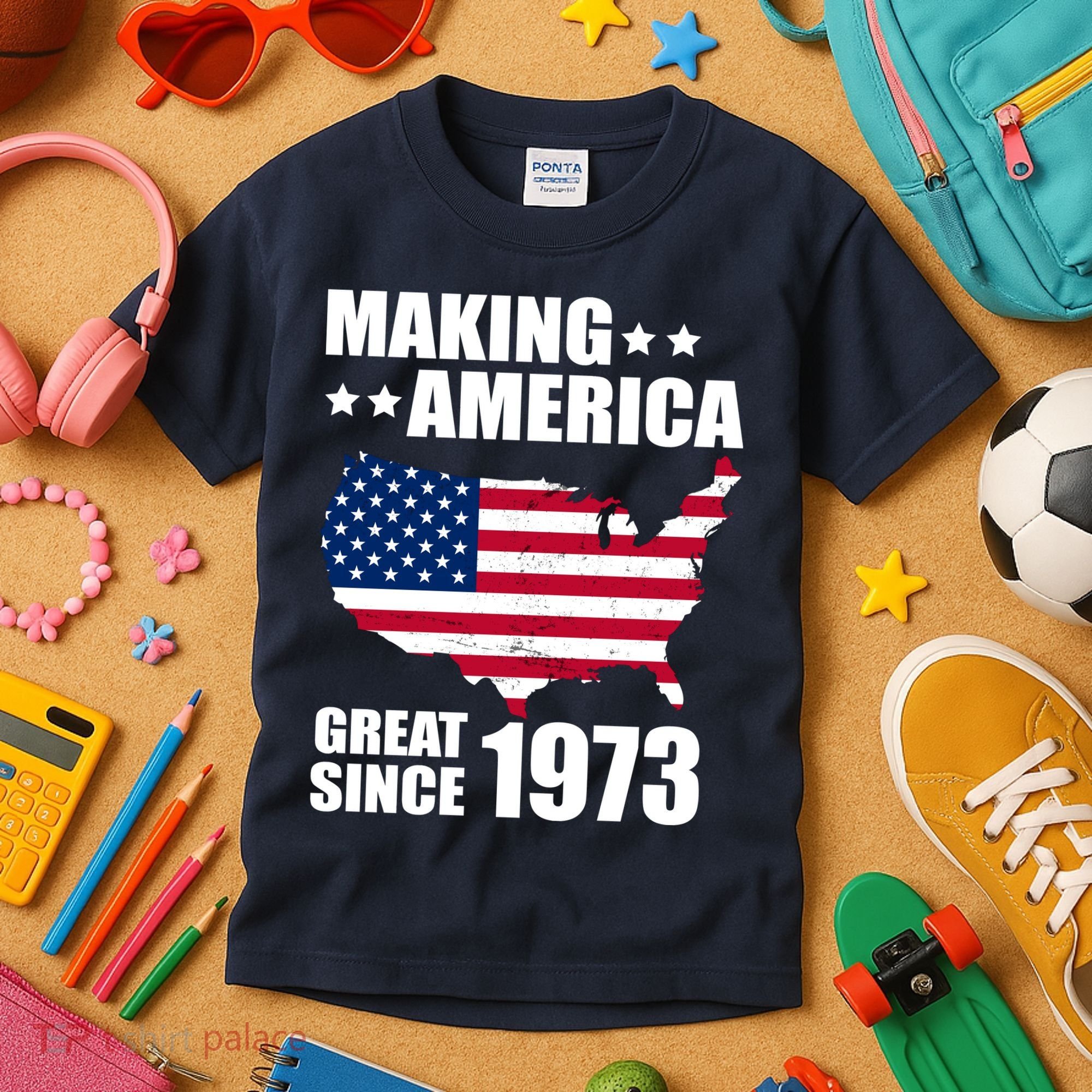 Making America Great Since 1973 Birthday Kids T-Shirt