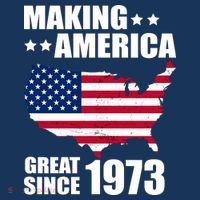 Making America Great Since 1973 Birthday Tote Bag thumb 4