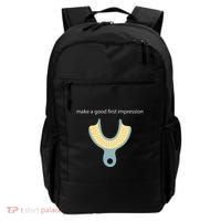 Make A Good First Dental Impression Funny Dentist Backpack thumb 0