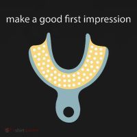 Make A Good First Dental Impression Funny Dentist Backpack thumb 2