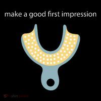 Make A Good First Dental Impression Funny Dentist Ornament thumb 1