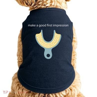 Make A Good First Dental Impression Funny Dentist Doggie Tank