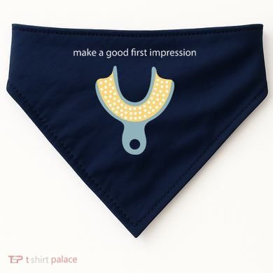 Make A Good First Dental Impression Funny Dentist USA-Made Doggie Bandana