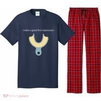 Make A Good First Dental Impression Funny Dentist Pajama Set thumb 0